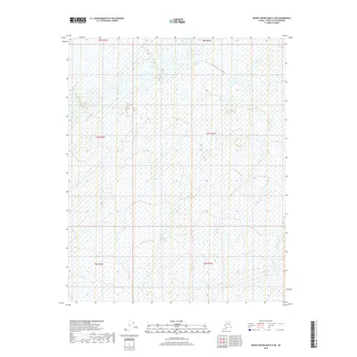2018 Map of Mount Michelson D-4 NE, 2018 Print