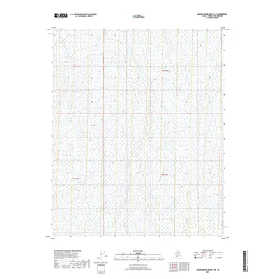 2018 Map of Mount Michelson D-4 SE, 2018 Print