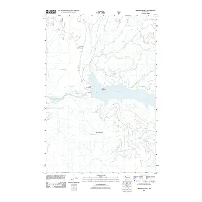 2011 Map of Mount Mitchell, 2011 Print