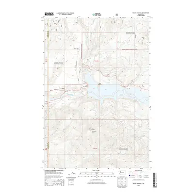 2013 Map of Mount Mitchell, 2013 Print