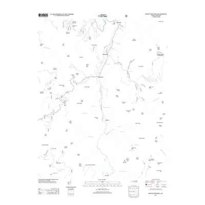 2013 Map of Mount Mitchell, 2013 Print