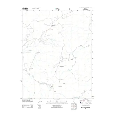 2012 Map of Mount Montgomery, 2012 Print