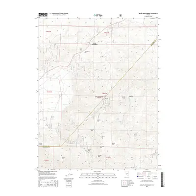 2014 Map of Mount Montgomery, 2014 Print