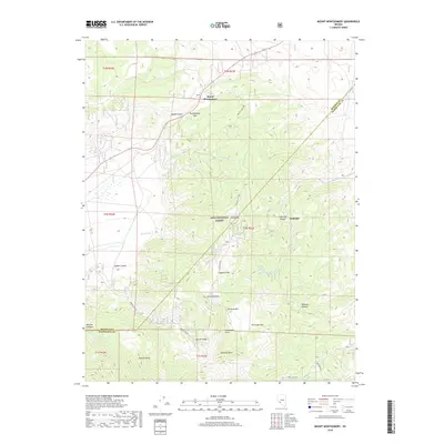2018 Map of Mount Montgomery, 2018 Print