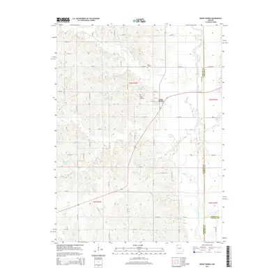 2015 Map of Mount Moriah, 2015 Print