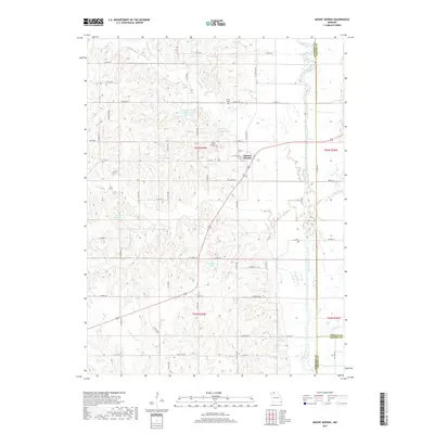 2017 Map of Mount Moriah, 2017 Print