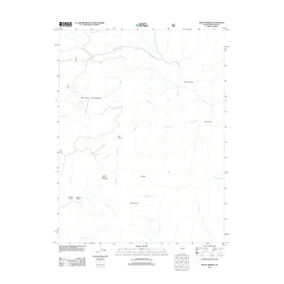 2012 Map of Mount Moriah, 2012 Print