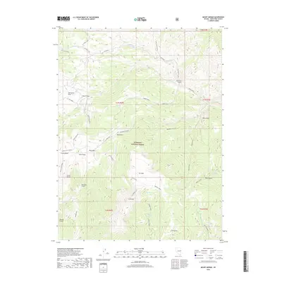 2018 Map of Mount Moriah, 2018 Print