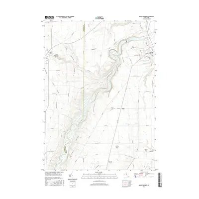 2016 Map of Mount Morris, 2016 Print
