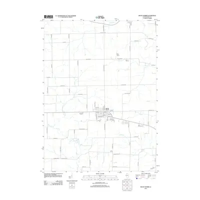 2012 Map of Mount Morris, 2012 Print