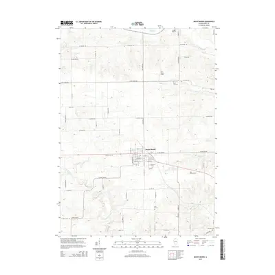 2015 Map of Mount Morris, 2015 Print