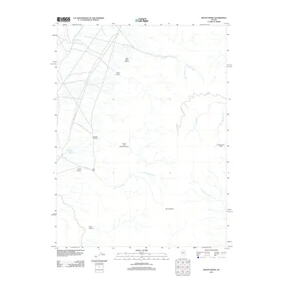 2011 Map of Mount Moses, 2011 Print