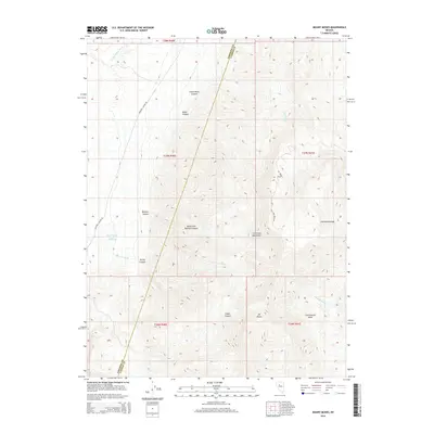 2014 Map of Mount Moses, 2014 Print