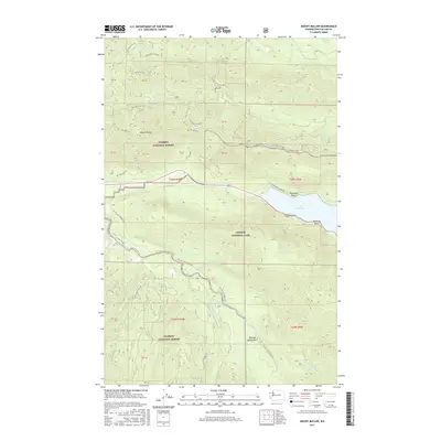 2017 Map of Mount Muller, 2017 Print