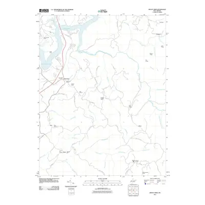 2011 Map of Mount Nebo, 2011 Print