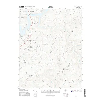 2016 Map of Mount Nebo, 2016 Print