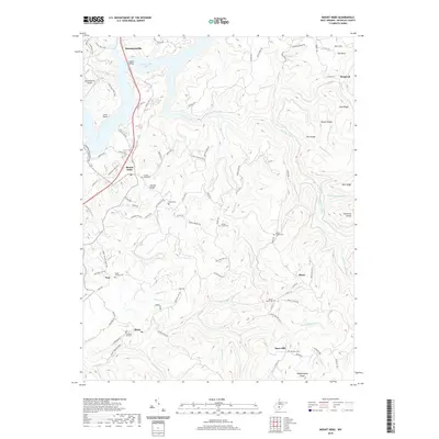2019 Map of Mount Nebo, 2019 Print