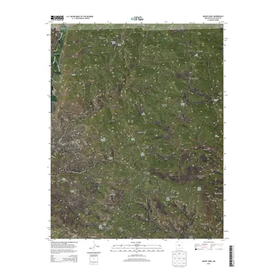 2013 Map of Mount Nebo, 2013 Print