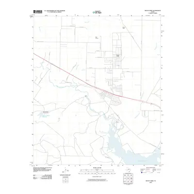 2010 Map of Mount Nebo, 2010 Print