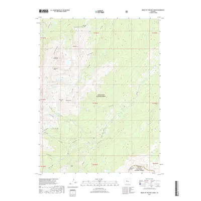2019 Map of Mount of the Holy Cross, 2019 Print