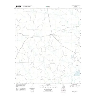 2012 Map of Mount Olive, 2012 Print