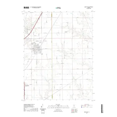 2021 Map of Mount Olive, 2021 Print
