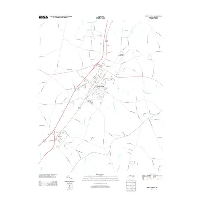 2013 Map of Mount Olive, 2013 Print