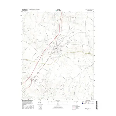 2016 Map of Mount Olive, 2016 Print