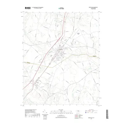 2019 Map of Mount Olive, 2019 Print