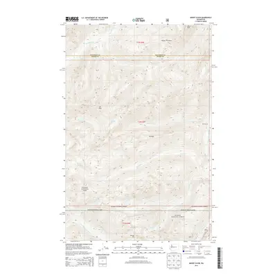 2014 Map of Mount Olson, 2014 Print