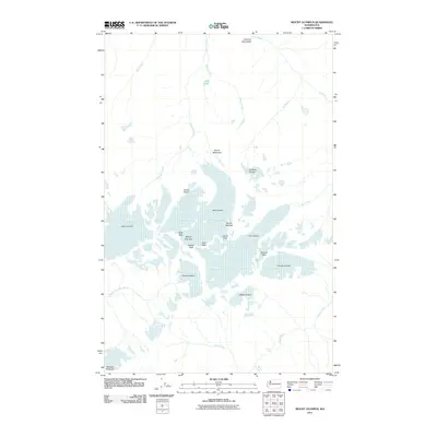 2011 Map of Mount Olympus, 2011 Print