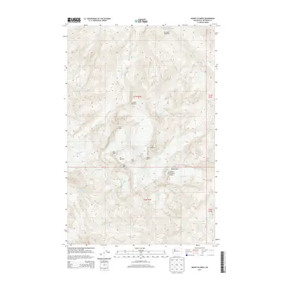 2014 Map of Mount Olympus, 2014 Print