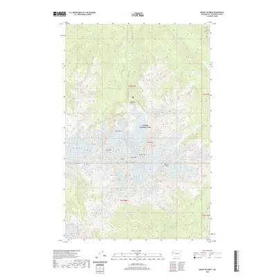 2020 Map of Mount Olympus, 2020 Print
