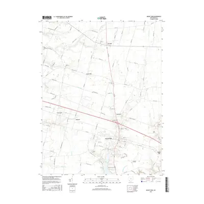2016 Map of Mount Orab, 2016 Print