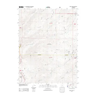 2013 Map of Mount Ouray, 2013 Print
