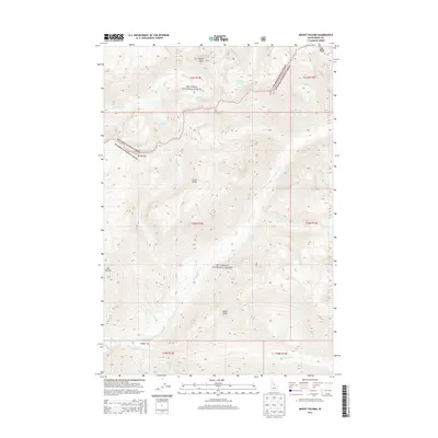 2013 Map of Mount Paloma, 2013 Print