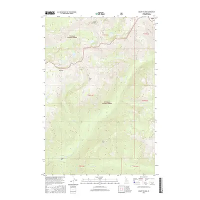 2017 Map of Mount Paloma, 2017 Print