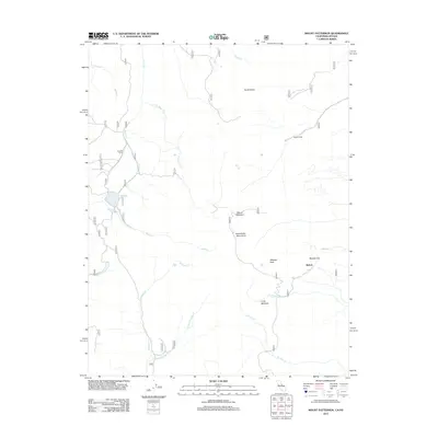 2012 Map of Mount Patterson, 2012 Print