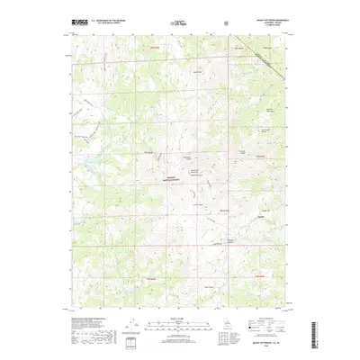 2018 Map of Mount Patterson, 2018 Print
