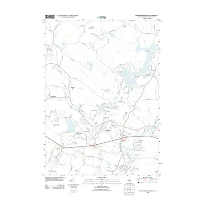 2012 Map of Mount Pawtuckaway, 2012 Print