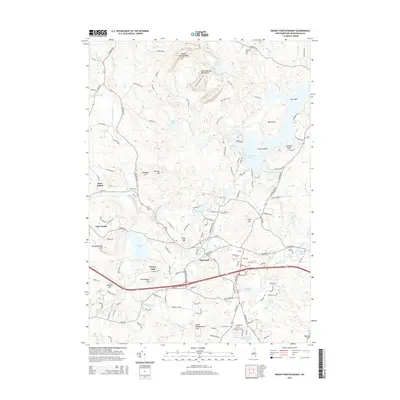 2015 Map of Mount Pawtuckaway, 2015 Print