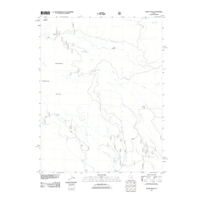 2011 Map of Mount Peale, 2011 Print