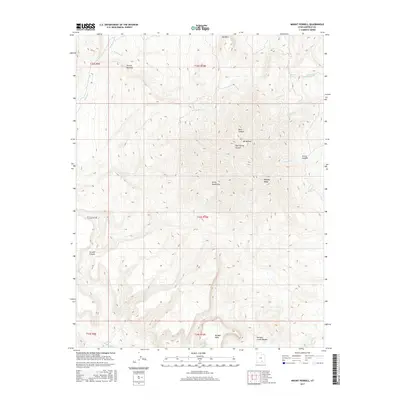 2017 Map of Mount Pennell, 2017 Print
