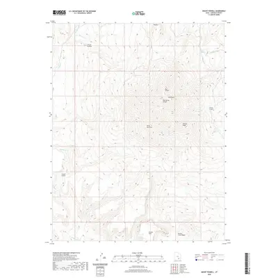 2020 Map of Mount Pennell, 2020 Print