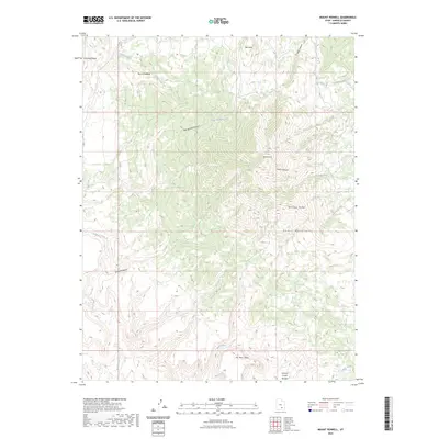 2023 Map of Mount Pennell, 2023 Print