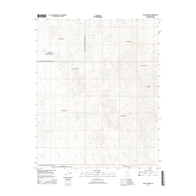 2014 Map of Mount Perkins, 2014 Print