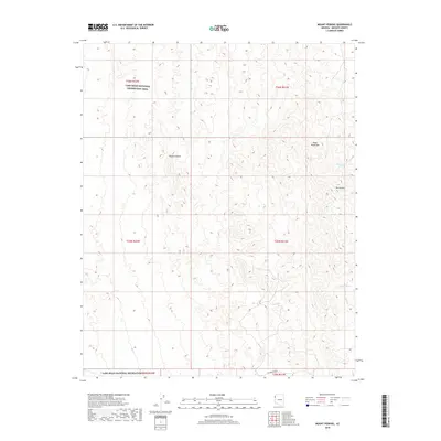 2018 Map of Mount Perkins, 2018 Print