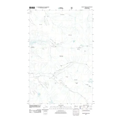 2011 Map of Mount Phelps, 2011 Print