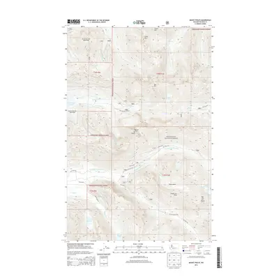 2014 Map of Mount Phelps, 2014 Print