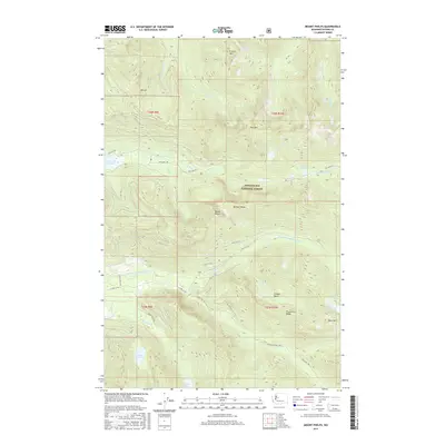 2017 Map of Mount Phelps, 2017 Print